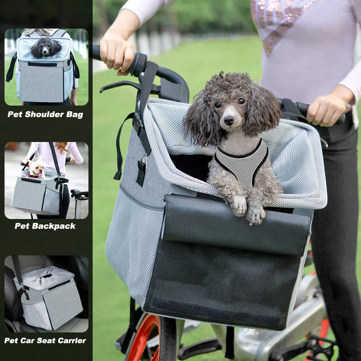 Cat Carrier with Bed Pad: Cozy Interior - detail view supplied by QUANZHOU JUNYUAN BAGS