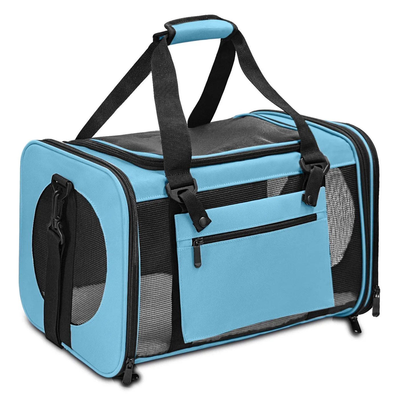 Dog Carrier Backpack for Pit Bulls: Robust Design - detail view supplied by QUANZHOU JUNYUAN BAGS