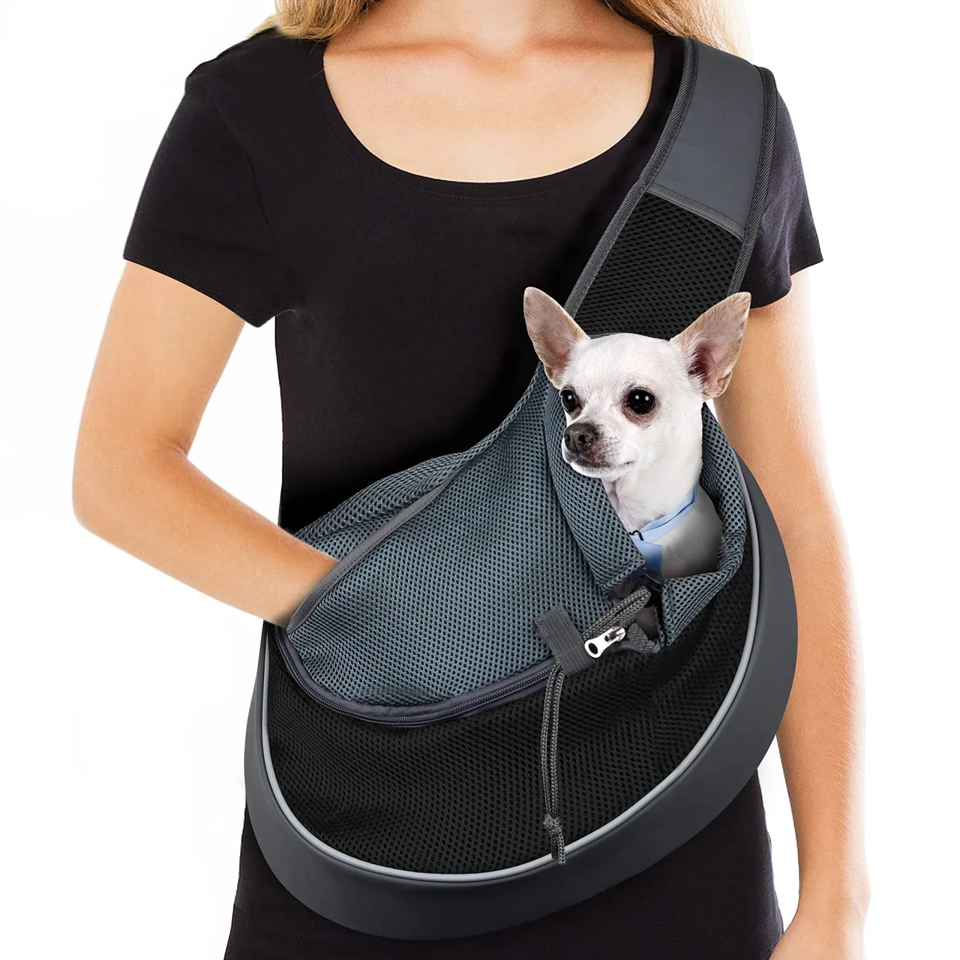Cat Carrier Sling: Comfortable and Secure - detail view supplied by QUANZHOU JUNYUAN BAGS